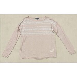 Vince sweater pink and gray cashmere blend size medium